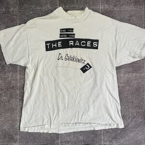 Men's Vintage 90's Bud Light Dr Galakiewicz Keg Races Ad Frat T Shirt Tee Sz XL